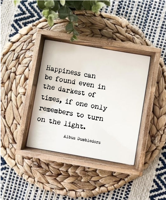 Happiness Can Be Found Small Framed Sign