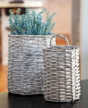 Gray Willow Oval baskets